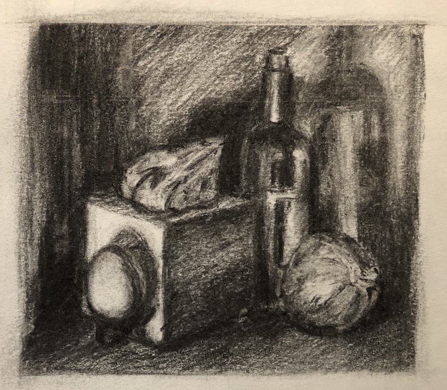 Nature morte en valeurs-Clo