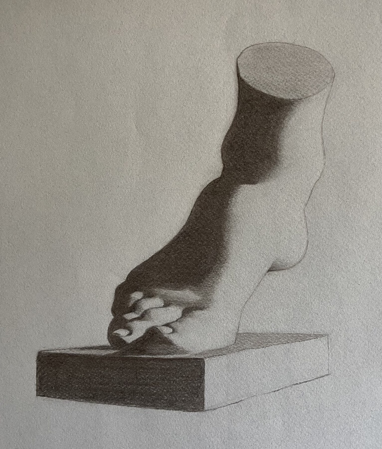 Pied de la Vénus de Médicis