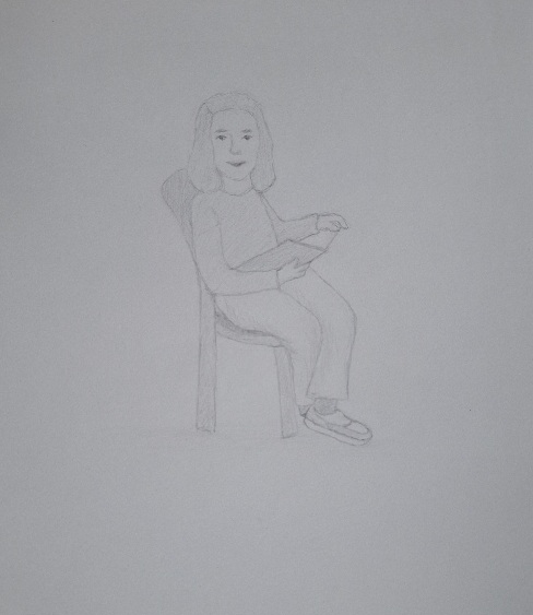 Christa-enfant assise