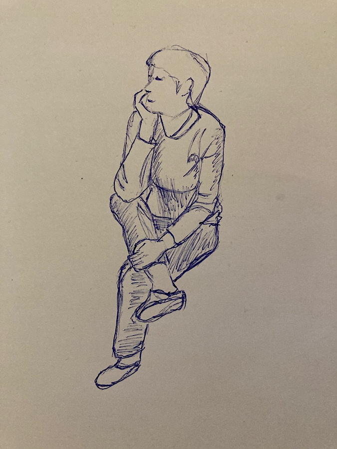 Pascal-personne assise