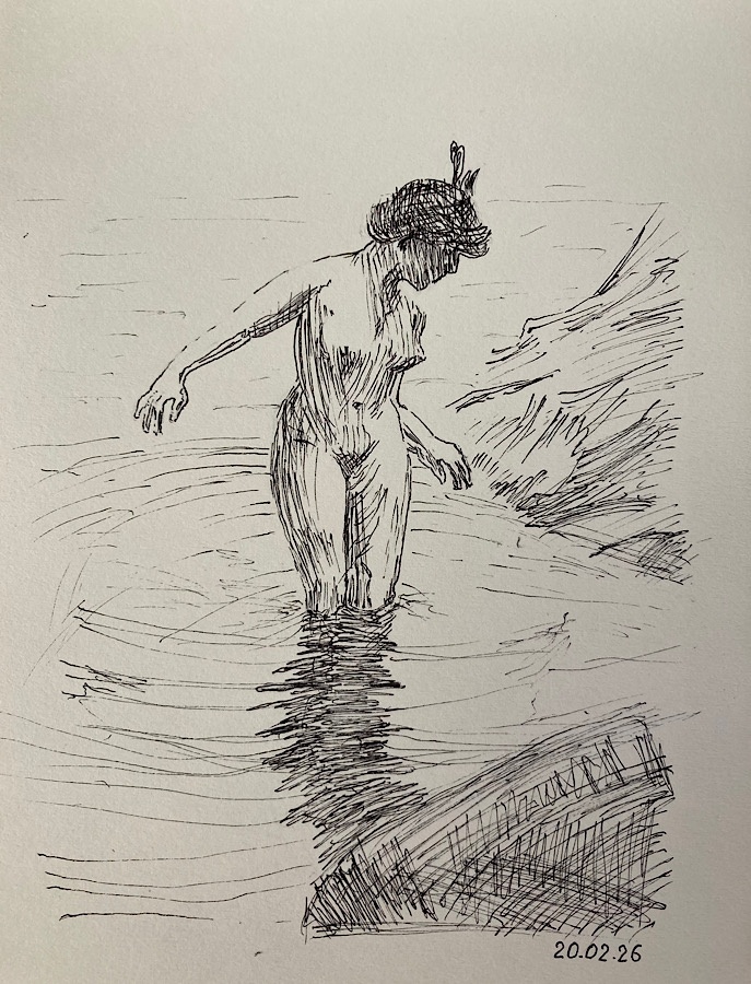 Les pieds dans l’eau